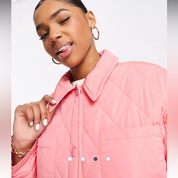 Pink Quilted Shacket - Picture 4 of 4